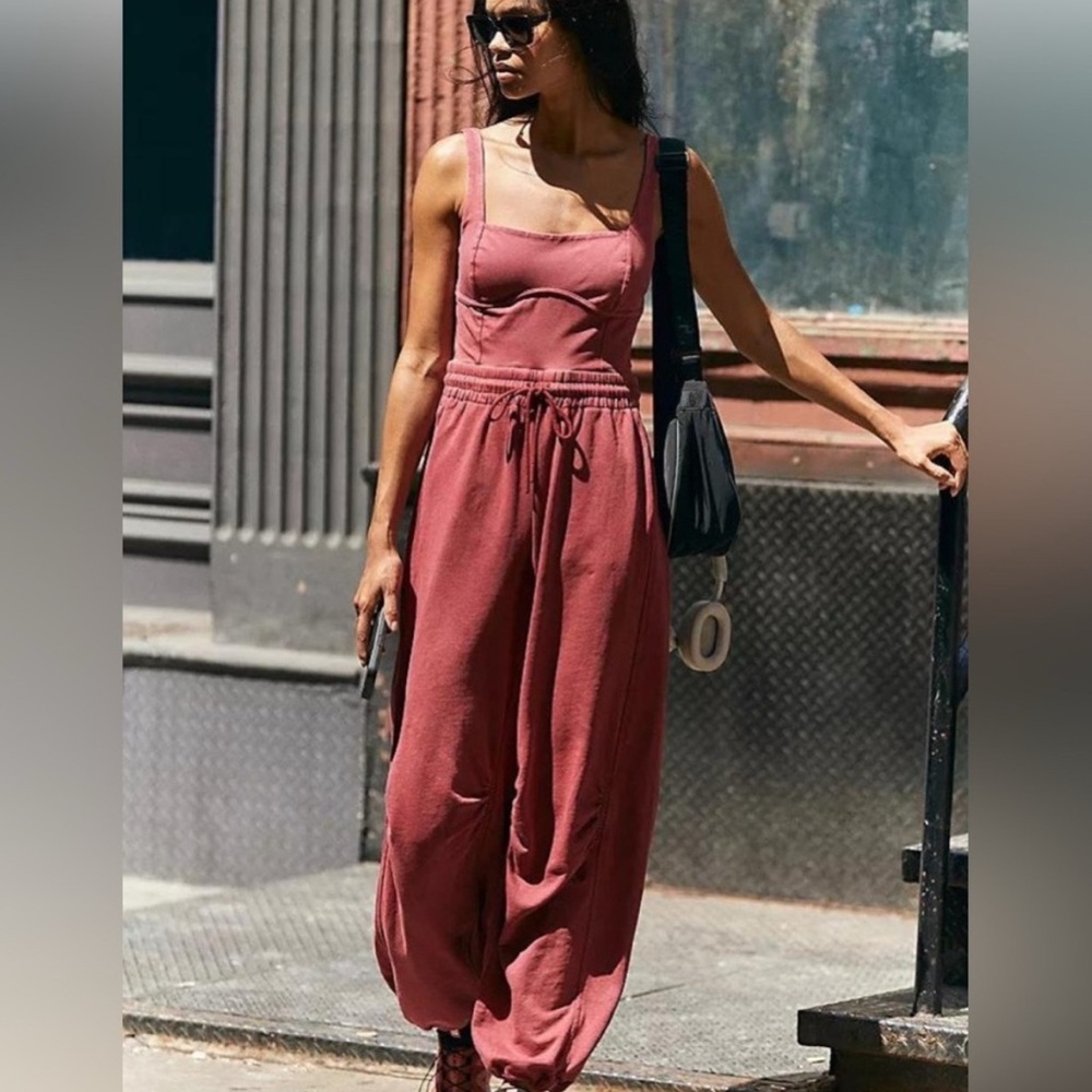 FP Movement by Free People Dusty Rose Jumpsuit